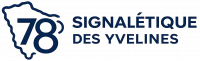 logo bleu officiel signaletique des yvelines transparent